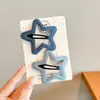 Pinza para el Pelo con Flequillo Lateral en Forma de Estrella Corazón Estilo Nuevo Accesorio para el Cabello de Niñas Pinza BB para Niñas Peineta Estilo Coreano Pinza para el Cabello