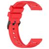 Para Huawei Watch GT5 46mm Watch GT4 Raya Vertical Camino Color Sólido Correa de Silicona Relleno de Aceite Doble Color
