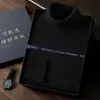 Suéter 100% Caxemira Pura Fina Lavável à Máquina com Gola Alta, Malha 18, Fio 68, Corte Solto, Estilo Leve para Negócios, Suéter Camada Interna Masculino
