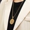 Direto da fábrica Europeia e Americana dominando hip hop diamante titânio aço pingente dos homens moda completa diamante clavícula cadeia jóias atacado