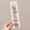 Pinza Lateral de Caricatura de Dopamina para Niños Lindo y Sencillo Nuevo 2026 Pasador de Flor Pinza para el Cabello de la Frente sin Rastro Accesorio para el Cabello
