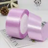 Fita de Cetim Transfronteiriça 4cm 22m Embalagem Caixa de Presente Embalagem para Caixa de Doces de Casamento com Laço DIY Feito à Mão Fita Colorida Bolo