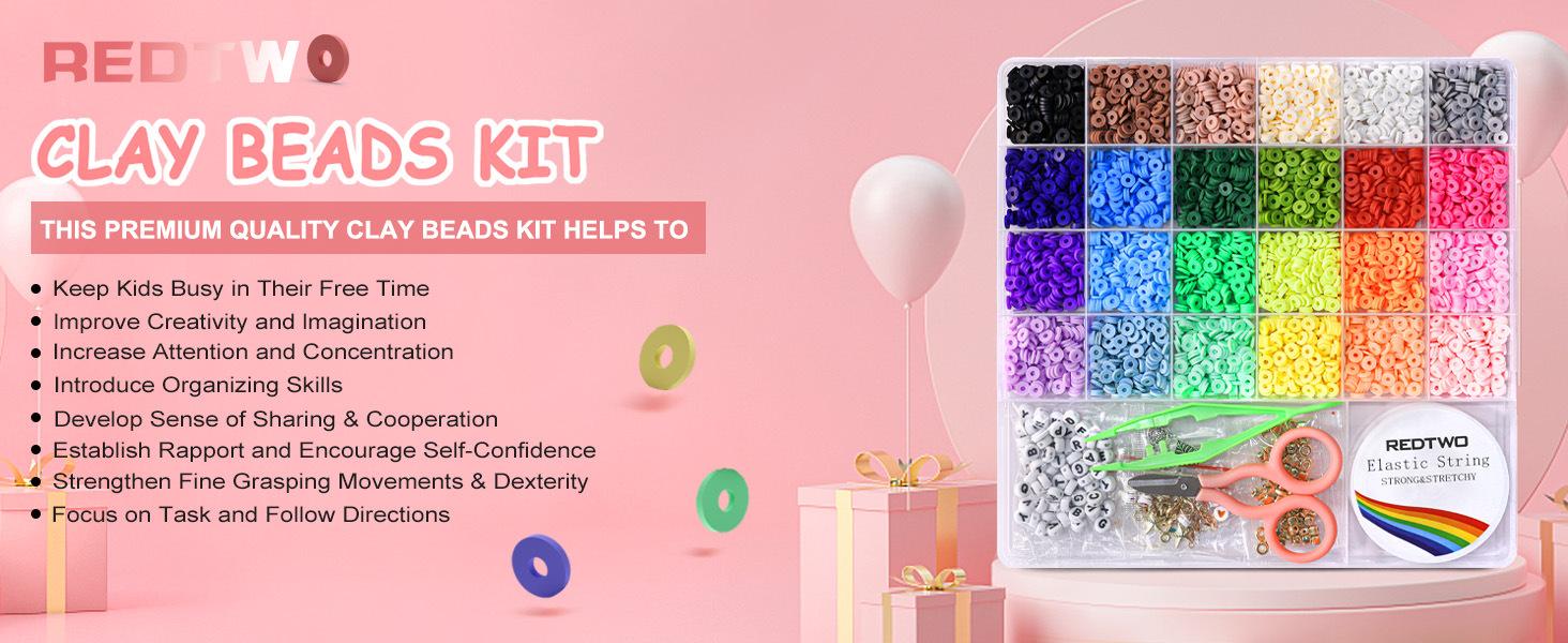 Clay Beads Bracelet Making Kit