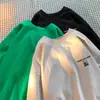 Camiseta Pesada Color Borgoña 200g para Hombre Moderna de Verano 100% Algodón Cuello Redondo Casual Manga Corta Estilo Retro Americano Manga Media