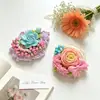 Pingentes de carro decorativos estilo ins de papoula com vários cachos de flores e aromaterapia floral, ornamentos decorativos, moldes de silicone de gesso de resina