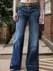Pantalones de Pierna Ancha de Moda para Mujer eBay Primavera/Otoño 2026, Elegantes, Cómodos, Versátiles y Elegantes Pantalones de Mezclilla al por Mayor