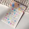 Adesivos de Unha Sanrio para Crianças, Arte de Unha Fofa e Divertida, Peças de Unha para Estudantes, Peças de Unha Doces, Unhas Vestíveis para Crianças