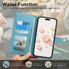 Adecuado para funda de teléfono tipo billetera con cremallera en relieve para iPhone 18 Pro Max, funda tipo flip anti-caídas para iPhone 18
