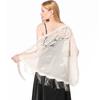 Nuevo chal triangular de encaje para novia, dama de honor, vestido de boda, chal de banquete, bufanda triangular, mujer, venta al por mayor transfronteriza