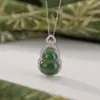 Yilu Prata Natural Jade Hetian Prata Esterlina S925 Banhado a Ouro Jaspe Fulu Cabaça Ruyi Moeda de Cobre Auspiciosa Pingente de Alto Padrão