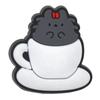 Gatinhos Pusheen Desenho Animado Fofo Gatinho Gordo Sapatos Caverna Sapatos Acessórios de Flor Sapatos de Borracha Macia PVC Acessórios para Sapatos Fivela de Sapato DIY