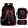 Mochila escolar periférica de Spider-Man para niños y estudiantes de entrega rápida transfronteriza, mochila de hombro, juego de tres piezas
