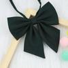 Accesorios Originales Jk Color Puro Estilo Preppy Corbata de Moño Niñas Uniforme de Marinero de Campus Estilo Preppy Lazo Gigante de Plumas