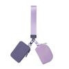 Bolsa de Muñeca Macaron Portátil para Tarjetas Bolsa para Tarjetas Bancarias Mini Impermeable Multifuncional para Guardar Monedas Bolsa para Llaves de Coche