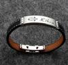 Joyería de Línea de Coche Constelación Retro Antigua Acero Inoxidable PU Transfronterizo Caliente Pulsera de Pareja Pulsera de 12 Constelaciones para Niños y Niñas