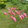 Adornos de Flamenco Simulados, Decoración Exterior de Jardín, Manualidades de Paisajismo de Césped de Aves Simuladas, Bonsái de Plástico para Patio