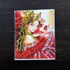 Pintura Thangka de color dorado al por mayor núcleo zorro de nueve colas hada Zakilam vida pasada esta vida espolvorear oro núcleo de pintura Thangka