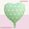 Balões de Folha de Alumínio Macaron Xadrez Coração Polca Estrela de Cinco Pontas Coração Decoração de Festa de Aniversário Fabricante Atacado