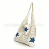 Bolso Nuevo de Punto, Exquisito Bolso Tejido de Alta Gama Transfronterizo, Bolso de Nuevo Estilo, Bolsa de Compras, Bolso de Mano, Bolso de Hombro, Poliéster, Gran Capacidad