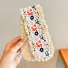Parche de Flequillo de Hilo Tejido, Parche Mágico para el Cabello, Diadema para Lavarse la Cara, Diadema para Mujer, Herramienta para Ordenar el Cabello, Parche Adhesivo