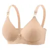 Sujetador Jacquard Nuevo Push-Up Transfronterizo para Mujer, Copa Moldeada Fina, Ropa Interior para Mujeres de Mediana Edad y Mayores, Talla Grande, Sujetador Listo para Usar sin Aros