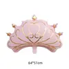 Bolsa de Globo de Papel de Aluminio Tema Princesa Belleza Lápiz Labial Maquillaje Pijamas de Cumpleaños Decoración para Despedida de Soltera Globos