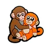 Punch Boxing Macaco Sapato Flores Buraco Buraco Sapatos Acessórios Sandálias Destacáveis Chinelos Acessórios Borracha Macia Sapato Acessórios Atacado