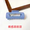 Exclusivamente para Ventas Transfronterizas, Brillantes, Resistentes a Rayones, Pinzas de Tiburón de Silicona Suave Forma Ovalada, Pinzas Suaves para el Cabello de Gama Alta, Exquisitos Accesorios para el Cabello