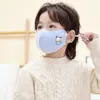 Máscara Quente de Outono e Inverno para Bebês Lavável à Prova de Vento e Frio Respirável para Ciclismo Máscara 3D de Desenho Animado para Meninos e Meninas