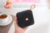 TG505 Altavoz Bluetooth Cuadrado de Tela Tarjeta Subwoofer Sonido Pequeño