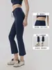Pantalones de Yoga Acampanados Adelgazantes de Cintura Alta para Mujeres Petites, Adecuados para Pilates y Fitness