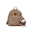 Elegante mochila estampada para mujer 2026 nueva moderna versátil simple bolso de mano para el trabajo mochila casual de gran capacidad