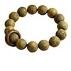 Pulsera de Abalorios de Sándalo Verde Argentino de 8 mm para Hombres y Mujeres, Cuentas Budistas de Oración de Sándalo, Regalos Culturales al por Mayor