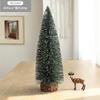 Mini árbol de Navidad transfronterizo, pagoda con copos de nieve, decoración de escritorio para ventanas, adornos navideños