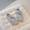 Zapatos de Princesa para Niñas 2026 Nuevo Estilo Zapatos de Cristal para Niños Zapatos de Piel para Niñas Primavera/Verano Suela Suave Bebé Hermosos Zapatos Individuales