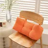 Cojín lumbar de felpa de maíz con forma de hueso para asientos, almohadilla de respaldo protectora para la cintura, transpirable para el verano, adecuado para estar sentado durante mucho tiempo en automóviles