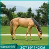 Escultura de Caballo Realista Grande de Fibra de Vidrio para Pastizal al Aire Libre, Adorno de Caballo para Cultura Agrícola y Decoración de Paisaje de Jardín