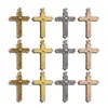 Acessórios para Joias de Liga DIY Pingente de Cruz Pulseira Colar Chaveiro Decoração de Bolsa Pingente T85