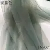Tela de malla verde aguacate verde para decoraciones de boda, telas para colgar, vestidos de novia densos y suaves, vestidos de gala y telas Hanfu.