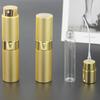 Frasco de Refil de Perfume Pronto, Frasco Spray, Frasco Amostra Telescópico Giratório de 10ml, Frasco de Alumínio Eletroquímico Portátil, 8ml Recarregável