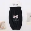Protetores de Manga Quentes Anti-Manchas de Veludo Bordados com Laço de Comprimento Médio para Mulheres Outono e Inverno Venda por Atacado