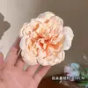 Pinza para el cabello con flor de peonía antigua de alto valor, nueva, con clip lateral de hada, tocado con flores, accesorios de ambiente, accesorios para el cabello con foto