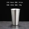 Vaso de Cerveza de Acero Inoxidable 304 Vaso de Agua para Restaurante Vaso Coreano Vaso de Agua para Jardín de Niños Vaso para Gárgaras Taza de Té Grabado Vaso Personalizado