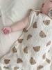 Frente Quatro Costas Dois Macacão para Bebê Recém-Nascido Saco de Dormir Algodão Gaze Bebê Verão Infantil Anti-Chute Colcha Pijama Tecido 100% Algodão