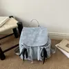 Mochila de Moño a la Moda para Estudiantes Universitarios, Lindo Estilo Nuevo, Gran Capacidad, Mochila Tendencia para Mujeres
