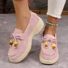 Zapatos Casuales de Cuero Gamuzado Mochi Sole de Bajo Caña para Mujer, Estilo Nuevo 2026, Tejido Ligero de Color Sólido, Zapatos para Conducir