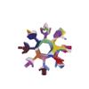 Chave de floco de neve multifuncional de fábrica, hexagonal, octogonal, portátil, pequena, multiuso, gadgets universais