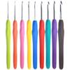 Ganchillos de Colores Transfronterizos con Mango Suave para Uso en Casa, Herramientas para Tejer Ramilletes y Mantas, Herramientas de Ganchillo para Muñecas de Hilo Hechas a Mano con Ganchillo