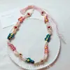 Cinto Decorativo Doce Versátil Estilo Étnico Feminino para Vestidos, Acessório Emagrecedor Trançado de Corda de Cera Casual
