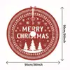 Nueva Falda para Árbol de Navidad con Diseño de Mejor Venta en Amazon Decoración para Base de Árbol Impresión Digital Suministros Navideños Decoraciones
